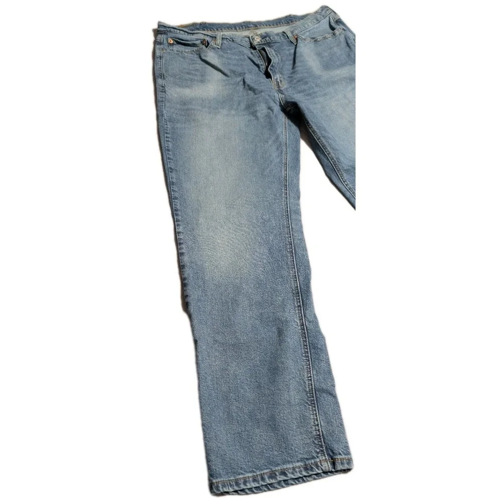 Levi's 541 Athletic‎ Taper Jeans Mens 40x32 Blue Stretch Denim Pants Light Wash